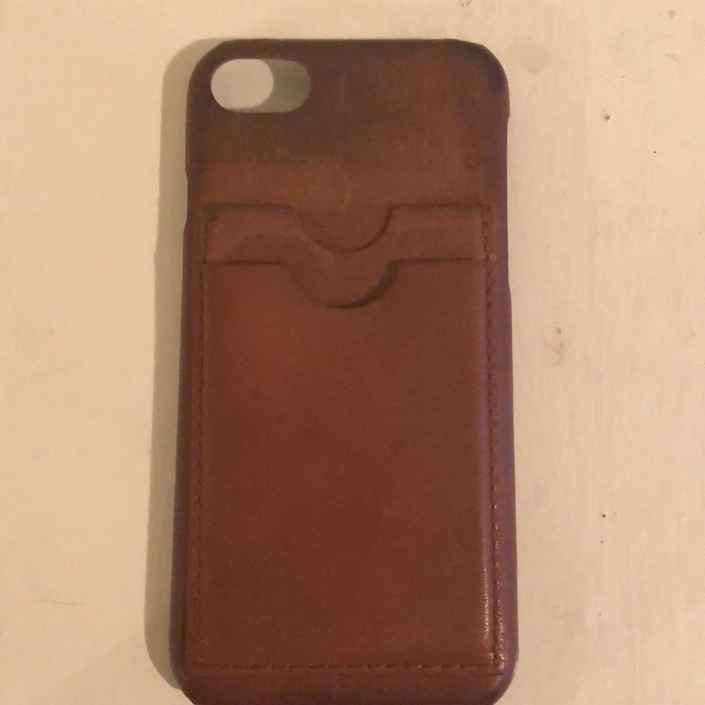 iPhone 8 leather Madewell wallet case